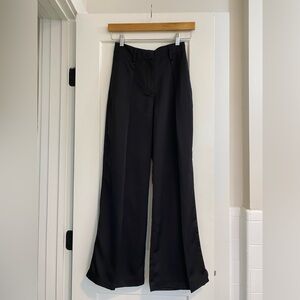 OAK + FORT Black Wide-Leg Trousers